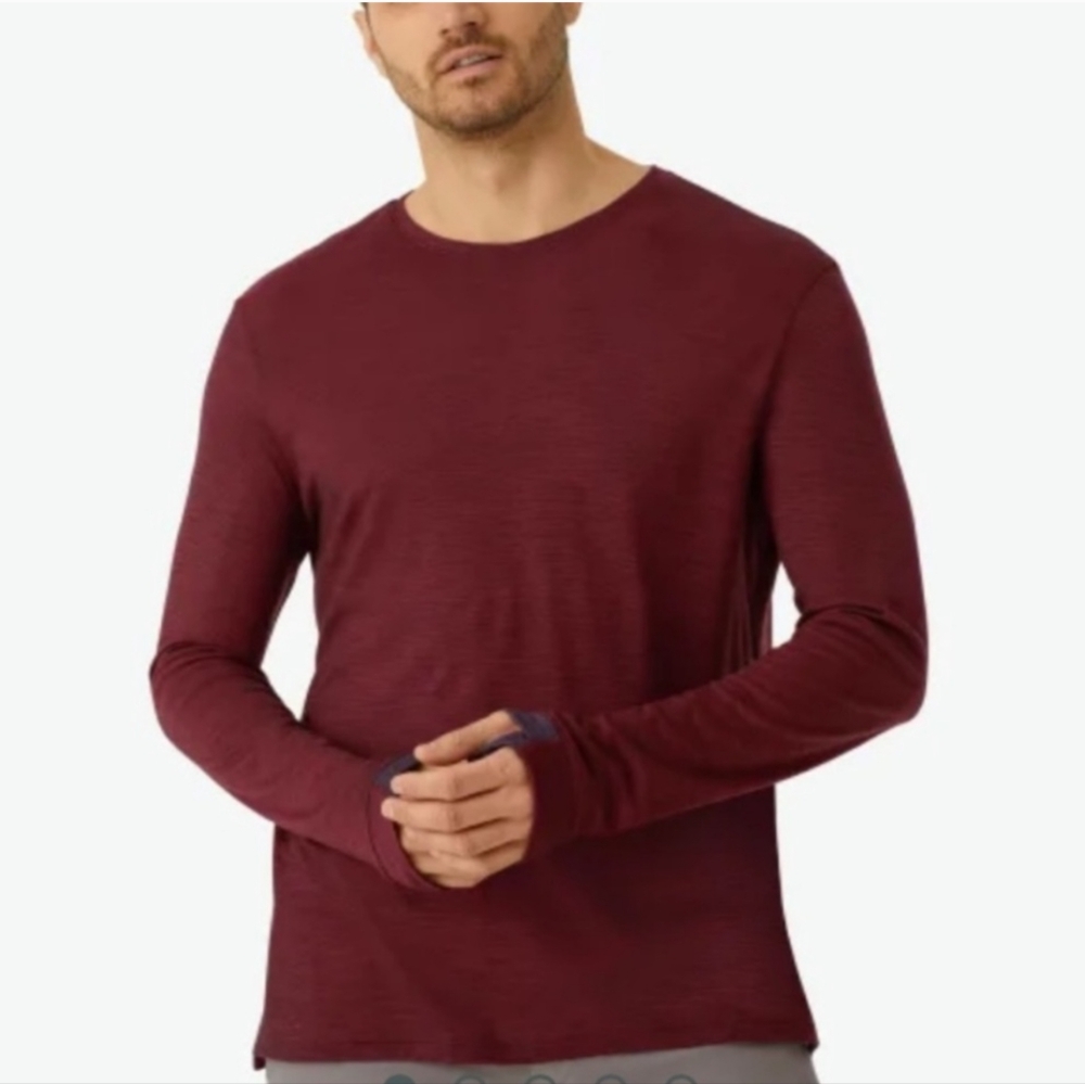 Bombas Merino Wool Crew Neck Long Sleeve T-Shirt Base Layer